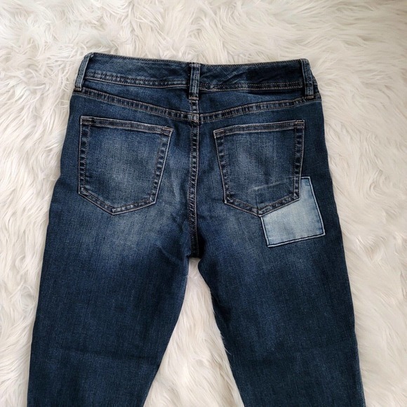 The Limited Skinny Regular Jeans Woman's Size 6R Patchwork denim Jeans Stretch - Picture 7 of 11